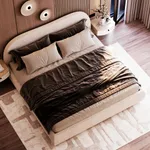 Кровать двуспальная мягкая DREAM с подъемным механизмом, 200x200