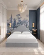 Кровать двуспальная мягкая ЛЮЦИЯ с подъемным механизмом, 160x200