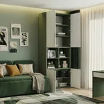 Шкаф книжный с нишей LG216