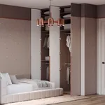 Шкаф двухдверный глубокий, фасады в эмали LE210.60-4