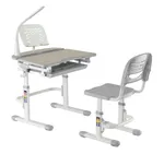 Комплект парта + стул трансформеры Sorriso Grey + лампа + подставка