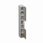 Шкаф книжный с нишей узкий L226.300