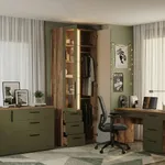 Шкаф комбинированный со стеклом с подсветкой LG215S L/R