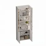 Шкаф книжный со стеклом L240 с подсветкой