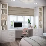 Рабочая зона для девочки Florence фасады в эмали 6