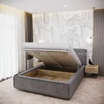 Кровать двуспальная мягкая OSTIN  с подъемным механизмом, 140x200