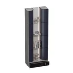 Стеллаж напольный радиусный с подсветкой TG730.90.200