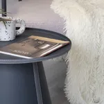 Столик журнальный SHT-CT61, цвет капучино муар/корица