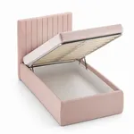 Кровать односпальная мягкая АСТИ с подъемным механизмом, 90x200