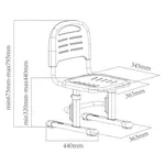 Детский стул SST3D Grey FUNDESK