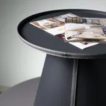 Столик журнальный SHT-CT61, цвет капучино муар/корица