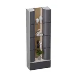 Стеллаж напольный радиусный с подсветкой TG730.90
