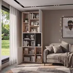 Шкаф книжный с нишей L227 L/R