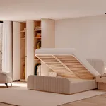 Кровать двуспальная мягкая МАЛЬТА с подъемным механизмом, 140x200