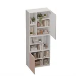Шкаф книжный с нишей, фасады в эмали LE227 L/R