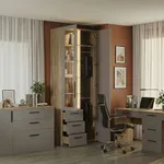 Шкаф комбинированный со стеклом с подсветкой L215S L/R