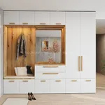 Тумба с зеркалом и комодными ящиками с подсветкой L421 L/R