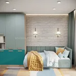 Кровать с подъемным механизмом и ящиком для белья ЛАЙН М1