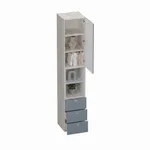 Шкаф однодверный с нишей и ящиками LG224