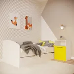 Кровать с выдвижным спальным местом P910, 90x190