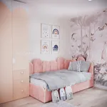 Мягкая кровать-диван КИПРОС с подъемным механизмом, 90x190