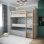 Кровать мягкая двухъярусная ДУО L/R