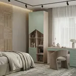 Шкаф с нишей, фасады в эмали LE216.15