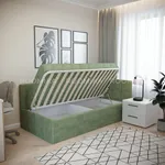 Кровать с подъемным механизмом и ящиком для белья LINE М1