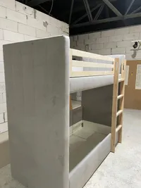 Кровать мягкая двухъярусная DUO L/R