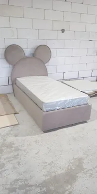 Кровать односпальная мягкая MICKEY с подъемным механизмом, 90x190