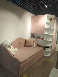  Мягкая кровать-диван с ящиками ФАБИО, 90х190