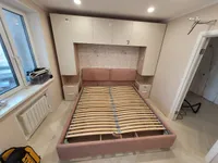 Кровать двуспальная мягкая KOLIBRI с подъемным механизмом, 140x200