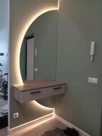 Зеркало с подвесным столиком L168 L/R