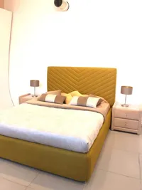 Кровать двуспальная мягкая SARA  с подъемным механизмом, 140x200