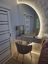 Зеркало L168 с подвесным столиком с подсветкой L/R