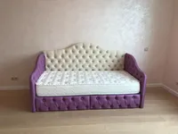 Кровать односпальная мягкая МОНИКА, 90x190