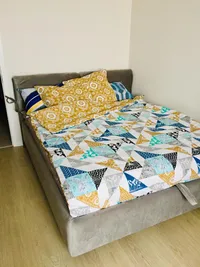 Кровать двуспальная мягкая КОЛИБРИ с подъемным механизмом, 160x200