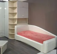 Кровать мягкая с ящиком для белья TOKIO, 120x200