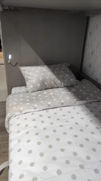 Кровать мягкая двухъярусная DUO L/R