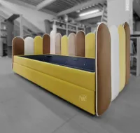 Мягкая кровать-диван CYPROS с подъемным механизмом, 90x190