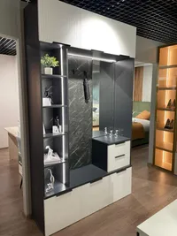 Секция с вешалкой и стеллажом L-416