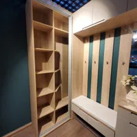 Тумба с 2 ящиками и полкой для обуви, фасады в эмали LE-462