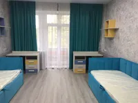 Кровать с подъемным механизмом и ящиком для белья ЛАЙН М1