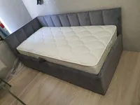 Кровать с подъемным механизмом и ящиком для белья LINE М1