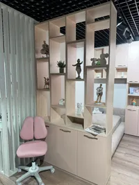 Стеллаж-тумба перегородка со вставками L239.130