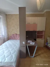 Кровать односпальная мягкая DENNI с подъемным механизмом