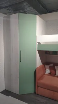 Шкаф угловой разносторонний L218 L/R