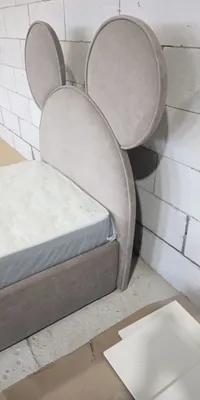 Кровать односпальная мягкая MICKEY с подъемным механизмом, 90x190