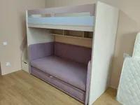 Кровать-чердак E977, 90x200 L/R