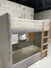 Кровать мягкая двухъярусная DUO L/R